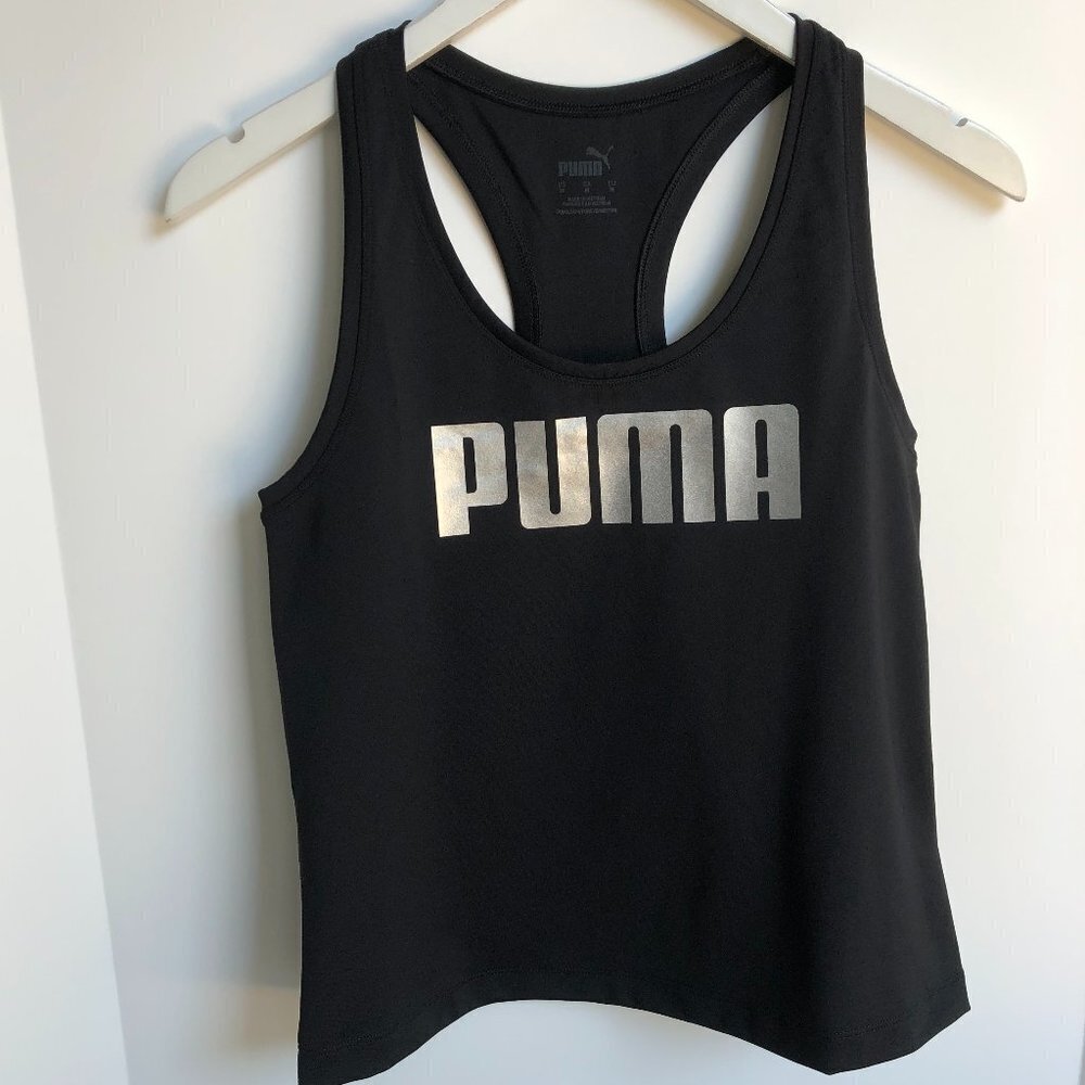 Puma RTG Drycell RB Fitted Tank Top Black Size M